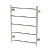 Phoenix Radii Towel Ladder 550 x 740mm Round Plate - Brushed Nickel